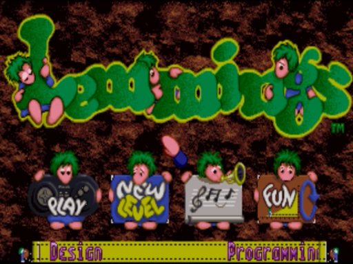 Lemmings title screen for 3DO